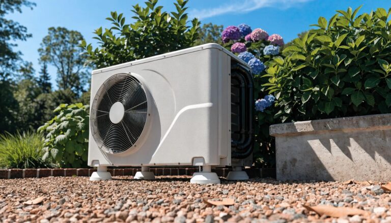 Outdoor HVAC unit representing summer maintenance for home comfort and energy efficiency